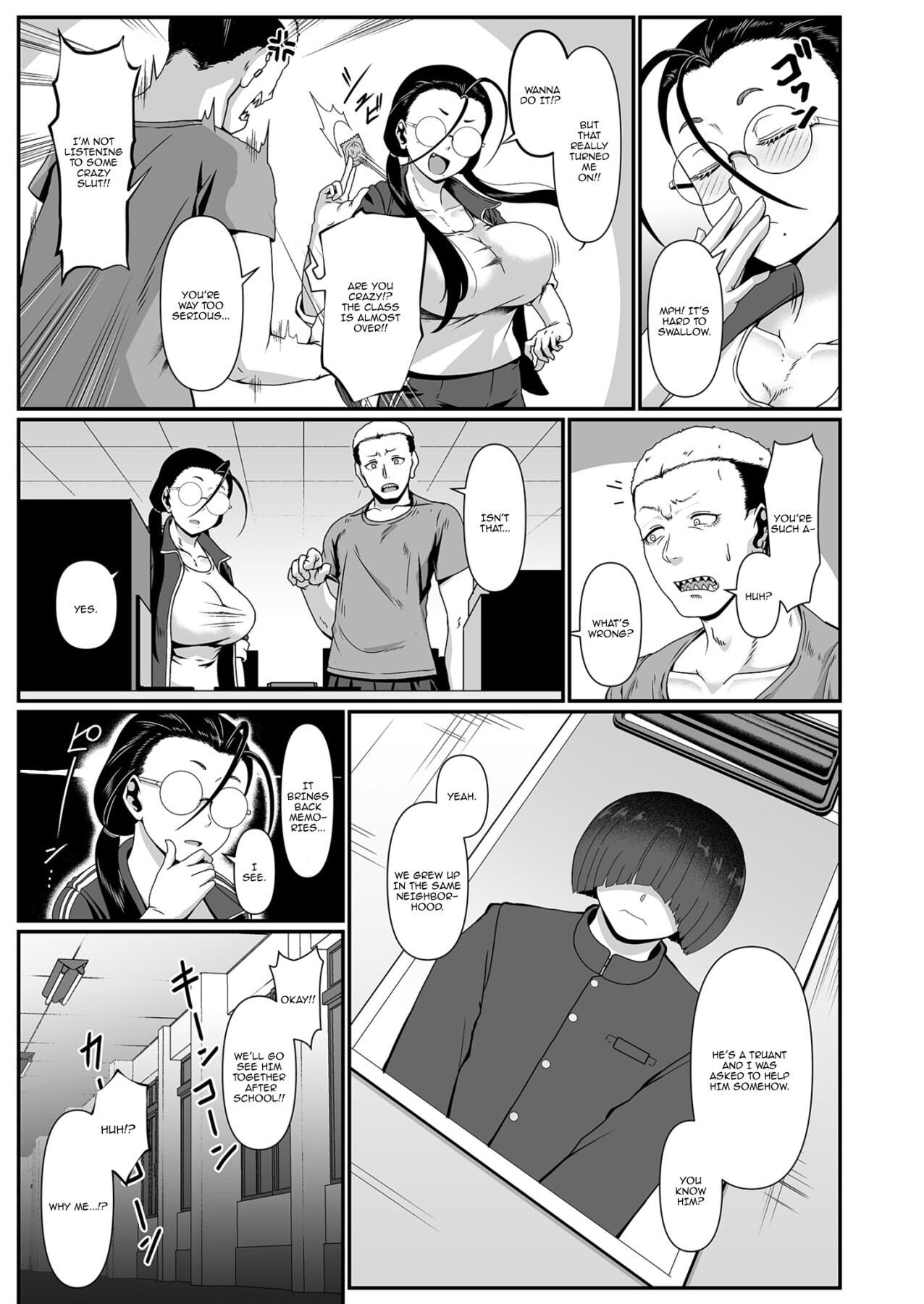 Hentai Manga Comic-Slut! (1) ~ Yairi Mitsuko-sensei's Life Guidance ~-Read-8